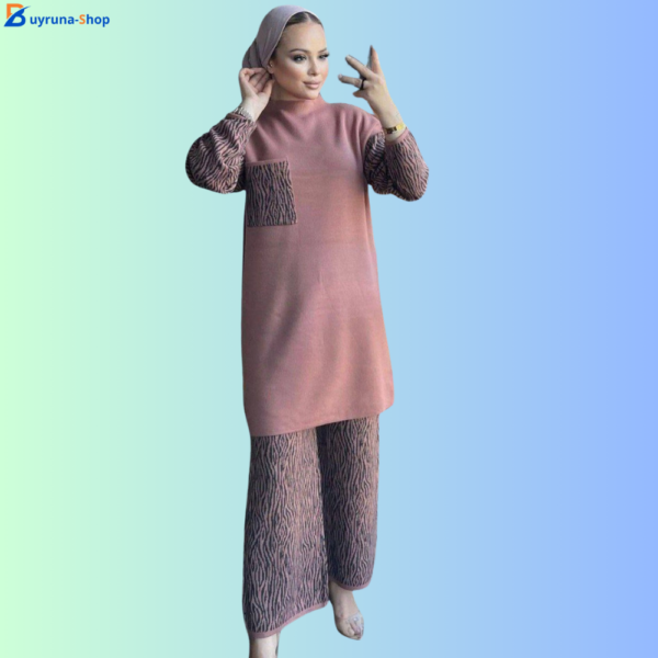 ⁦انسومبل 2 بياس تصاميم تركية أنيقة لمظهرك⁩ - الصورة ⁦5⁩