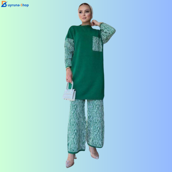 ⁦انسومبل 2 بياس تصاميم تركية أنيقة لمظهرك⁩ - الصورة ⁦4⁩