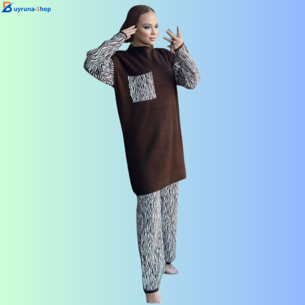 ⁦انسومبل 2 بياس تصاميم تركية أنيقة لمظهرك⁩ - الصورة ⁦2⁩